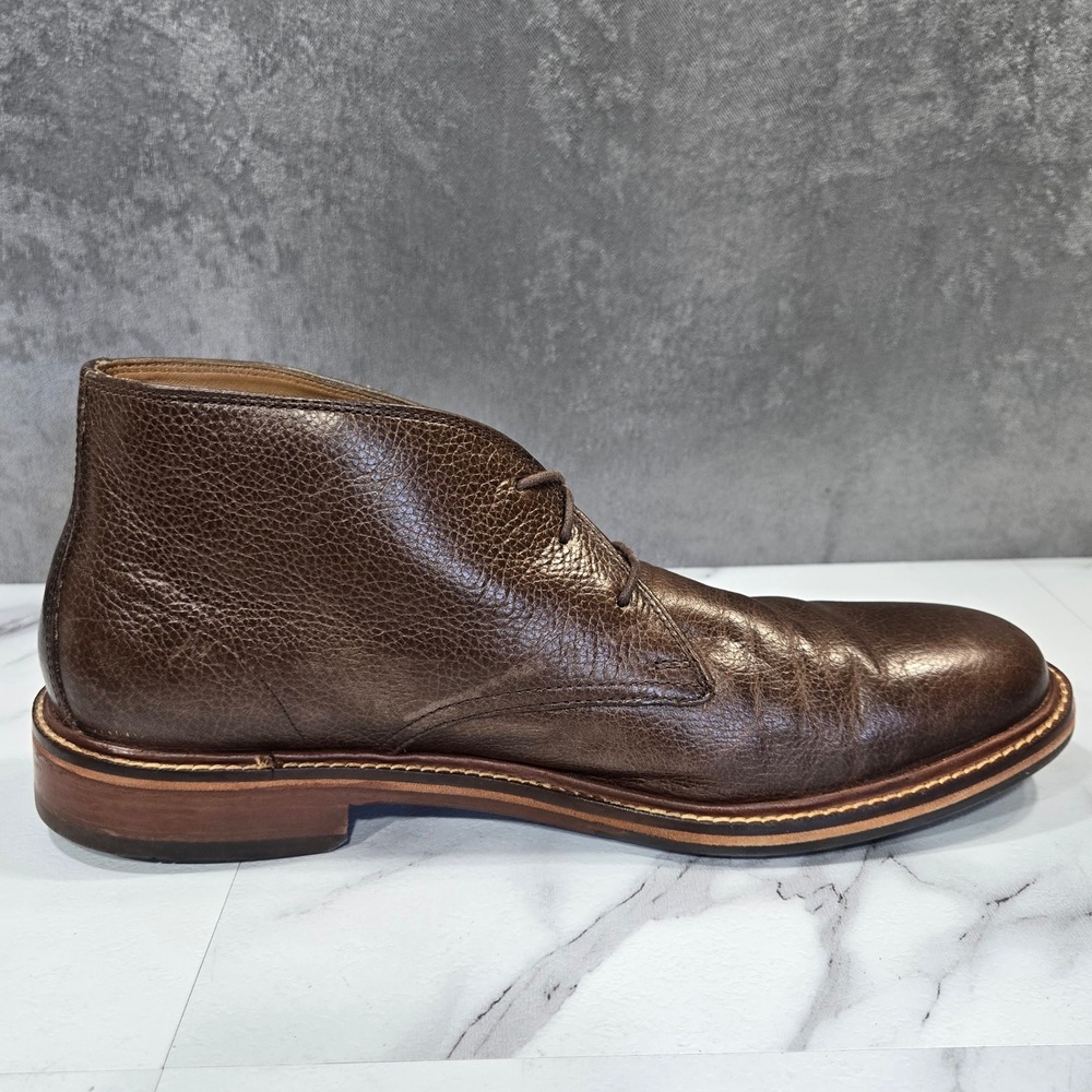 Cole Haan Barron Mens 9M Brown Leather Chukka Desert Boots Ankle Lace Up Casual - Picture 2 of 11